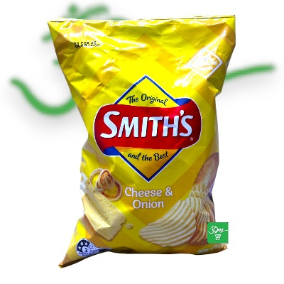 Smith’s Cheese & Onion Potato Chips – Classic Crinkle-Cut Snack - Buy Online Australia | Om Spice & Grocery