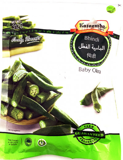 Frozen Bhindi ( Baby Okra ) - Buy Online Australia | Om Spice & Grocery