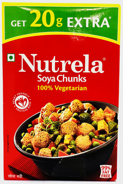 Soya Chunks (Nutrela) - Buy Online Australia | Om Spice & Grocery