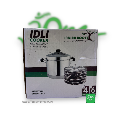 Idli Cooker Stainless Steel 4 Plates High quality stainless Induction Base