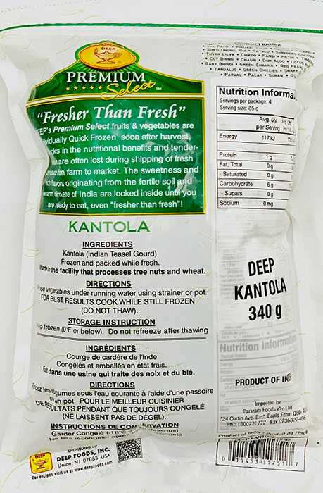 Frozen Kantola ( Teasel Gourd ) - Buy Online Australia | Om Spice & Grocery