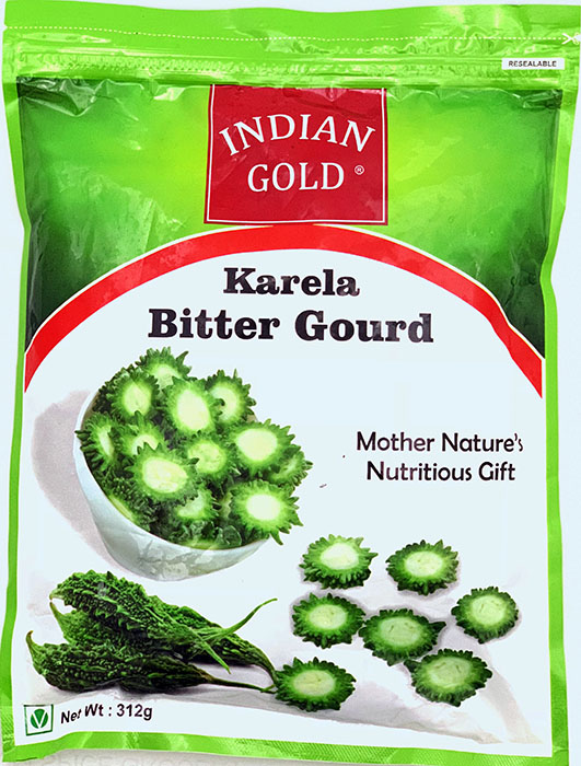 Frozen Karela ( Bitter Gourd ) - Buy Online Australia | Om Spice & Grocery