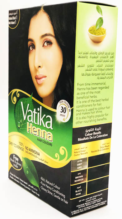 Vatika Henna Hair Colour (Natural Black)