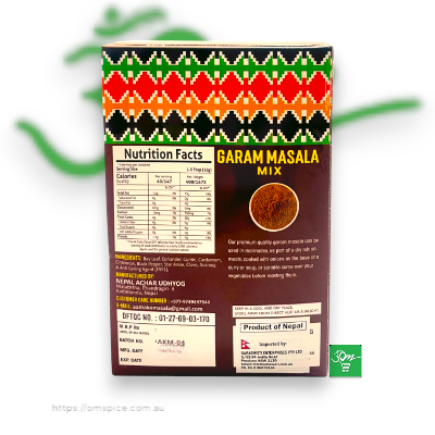 Aama Ko Masala Garam Masala Mix 100g – Premium Nepali Spice Blend - Buy Online Australia | Om Spice & Grocery
