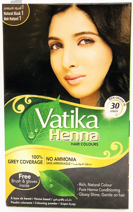 Vatika Henna Hair Colour (Natural Black)