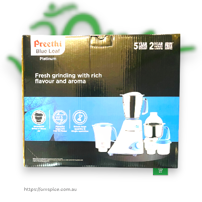 Preethi Platinum Mixer Grinder 750w MG139 - Buy Online Australia | Om Spice & Grocery