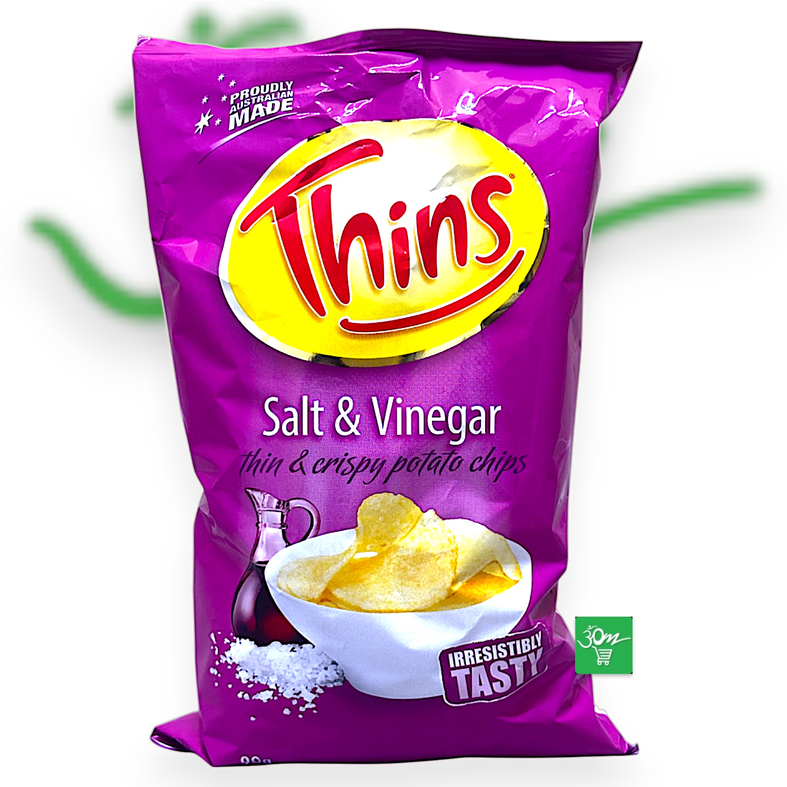 Thins Salt & Vinegar Potato Chips - Buy Online Australia | Om Spice & Grocery