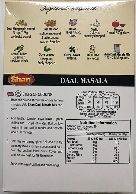Shan Daal Masala - Buy Online Australia | Om Spice & Grocery