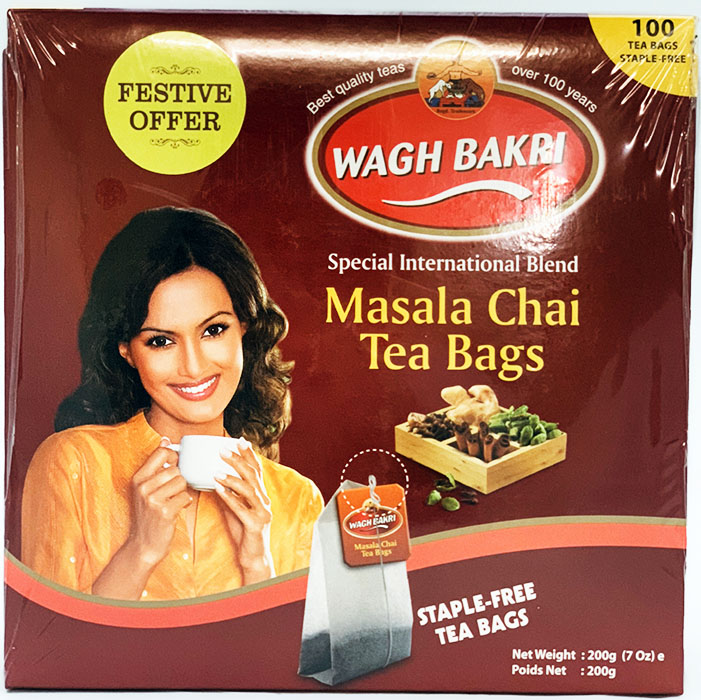 Wagh Bakri Masala Tea Bag - Buy Online Australia | Om Spice & Grocery