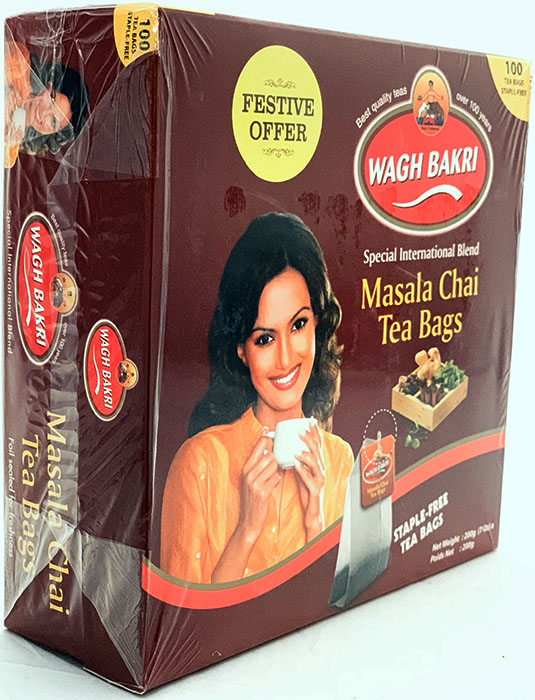 Wagh Bakri Masala Tea Bag - Buy Online Australia | Om Spice & Grocery