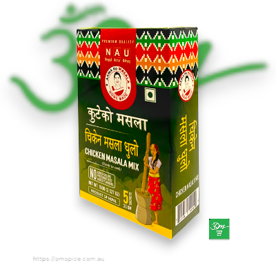 Aama Ko Masala Chicken Masala Mix 100g - Buy Online Australia | Om Spice & Grocery