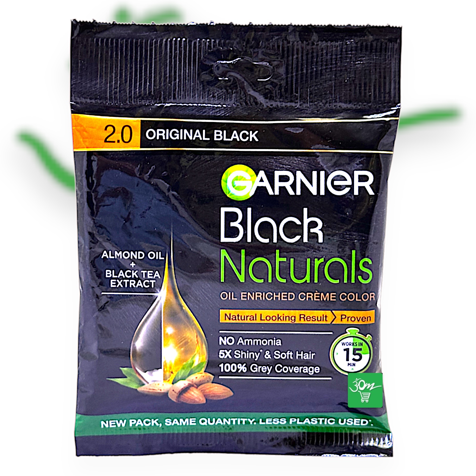 Ganier Black Natural Creme Color 2.0 Original Black