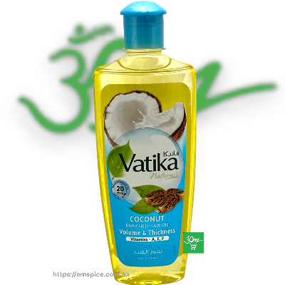 Vatika Natural Coconut Hair Oil 200ml - Buy Online Australia | Om Spice & Grocery