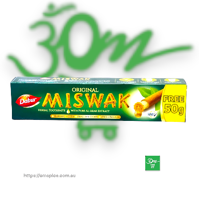 Dabur Miswak Herbal Toothpaste - Buy Online Australia | Om Spice & Grocery