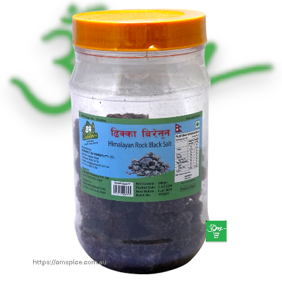 Himalaya Rock Black Salt Whole (Birenun) - Buy Online Australia | Om Spice & Grocery