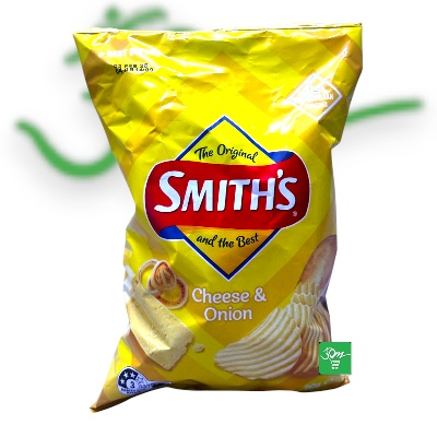 Smith’s Cheese & Onion Potato Chips – Classic Crinkle-Cut Snack - Buy Online Australia | Om Spice & Grocery
